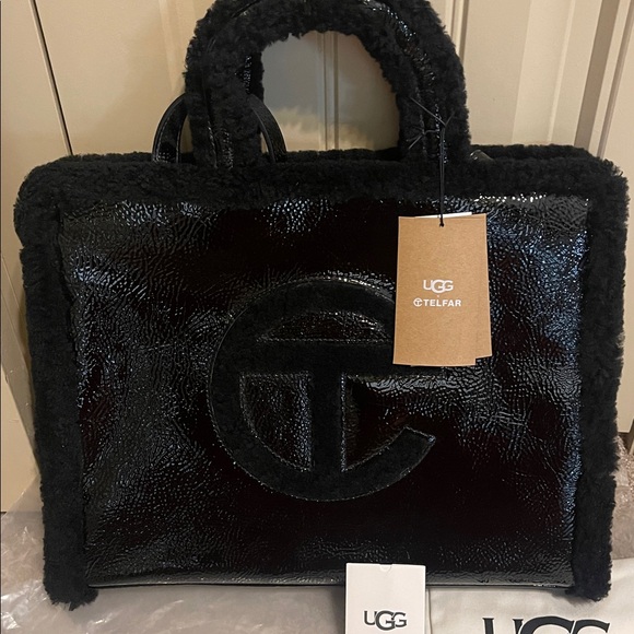 UGG X TELFAR MEDIUM SHOPPER CRINKLE TOTE NEW - Picture 4 of 11